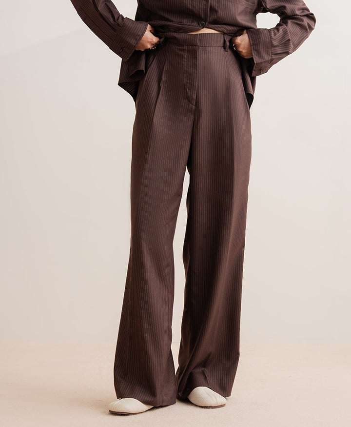 Cocoa Pinstripe Pants (Women)