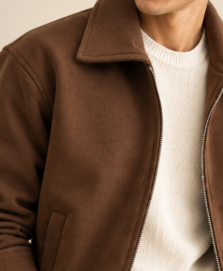 Chocolate Windsor Twill Jacket