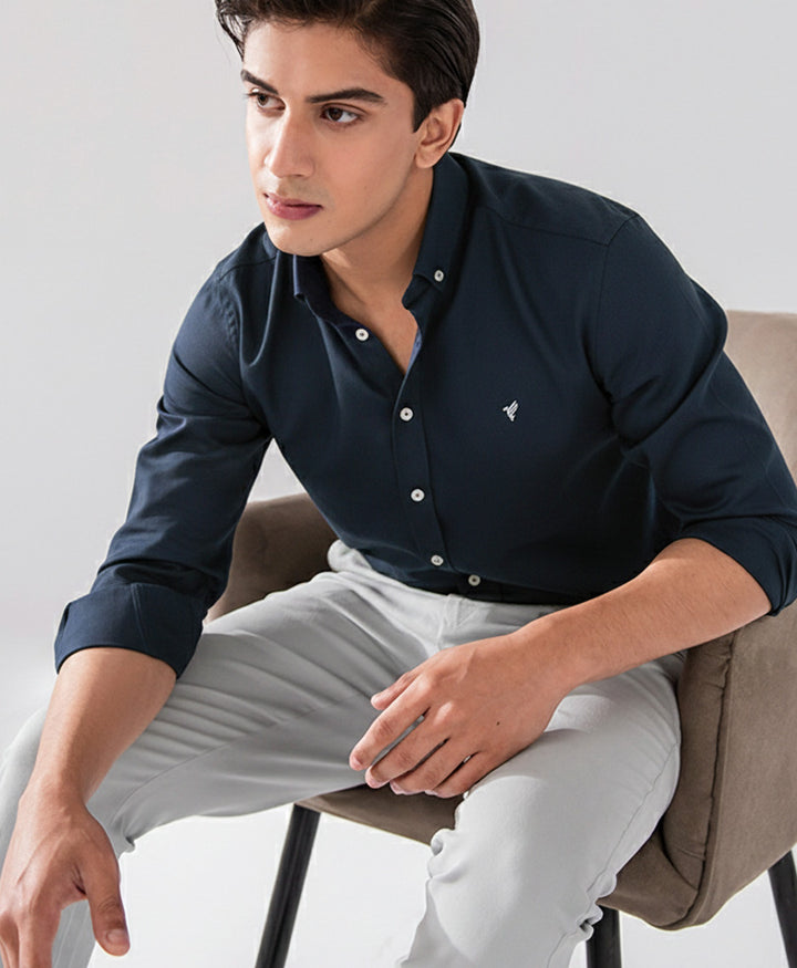 DK Teal Oxford Shirt (Slim / Modern Fit)