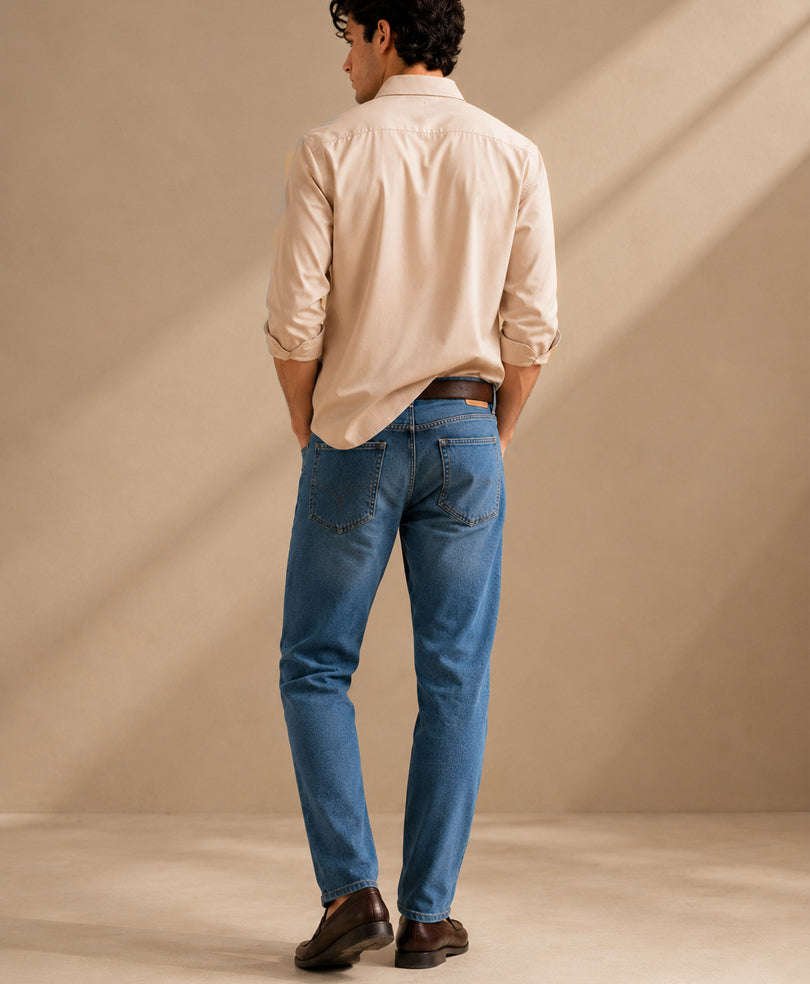 Beige Sleek Shirt