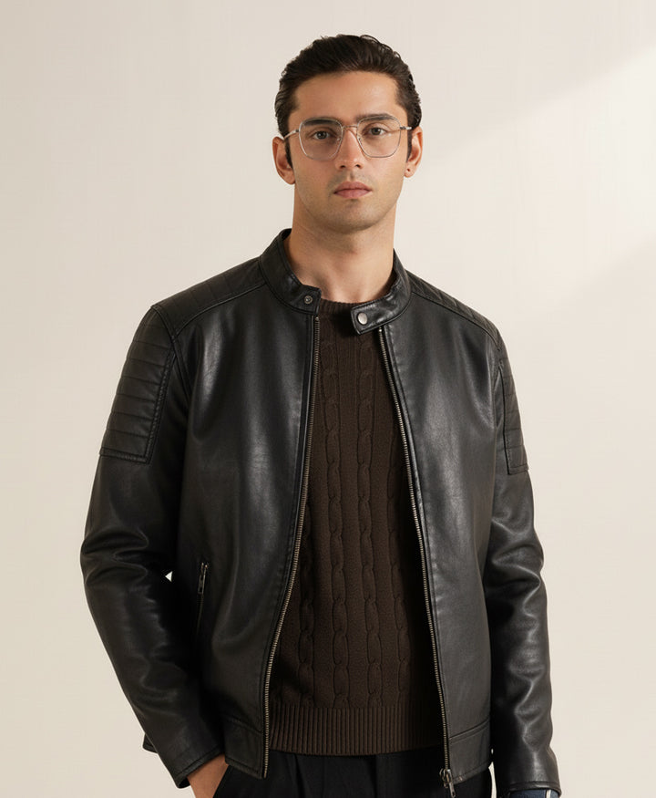 Chocolate Brown Cable Knit Sweater