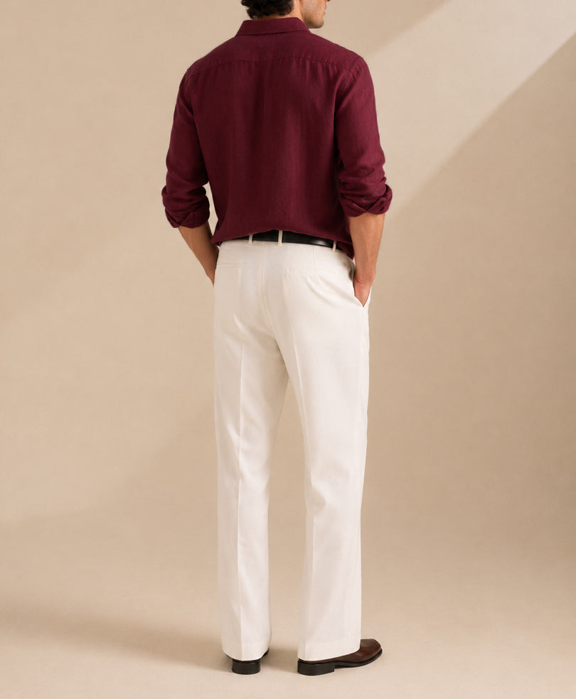 Maroon Textured Shirt