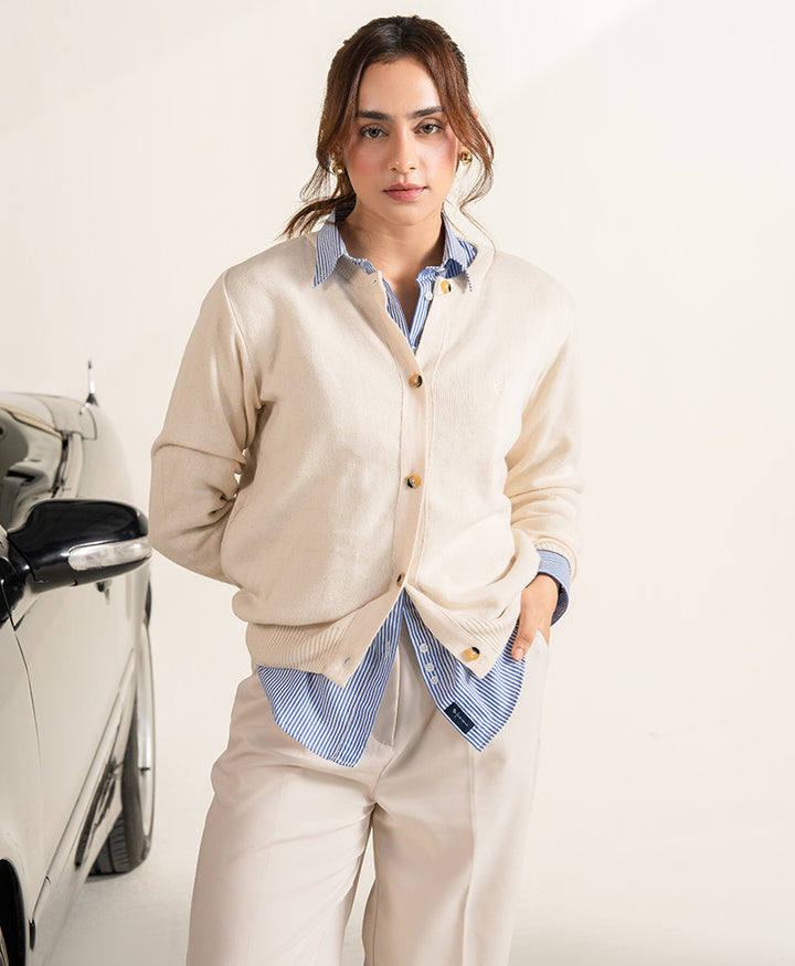 Cream Cardigan (Women)