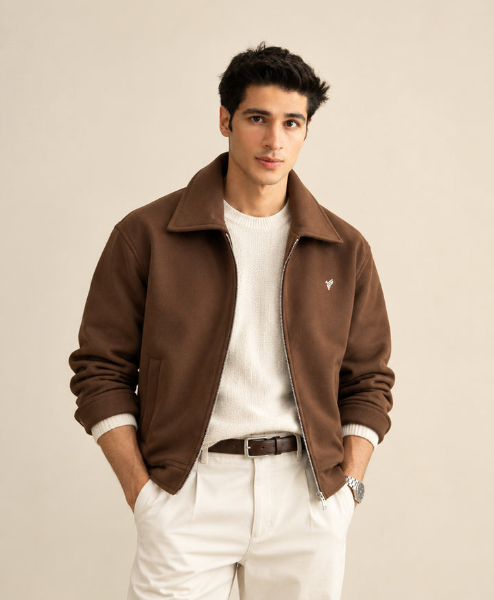 Chocolate Windsor Twill Jacket