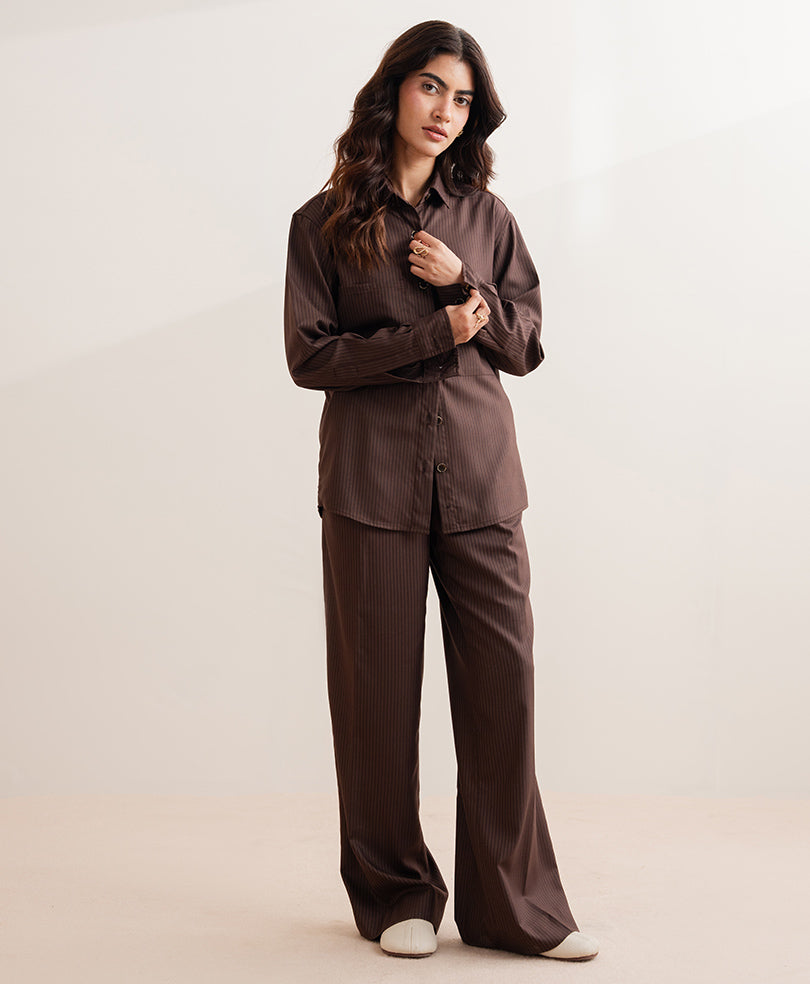 Cocoa Pinstripe Pants (Women)