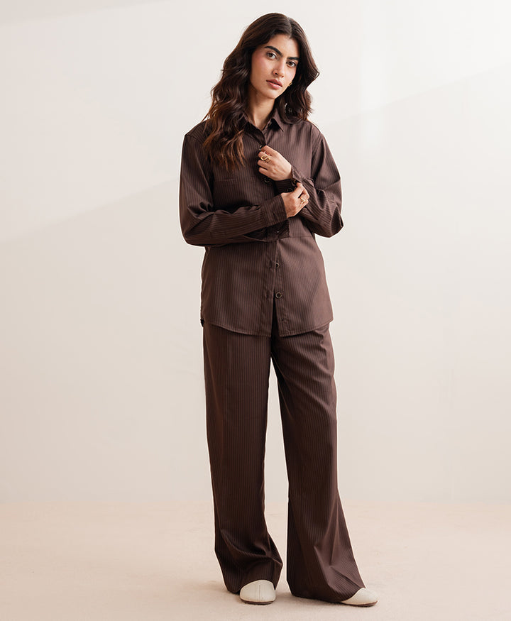 Cocoa Pinstripe Pants (Women)