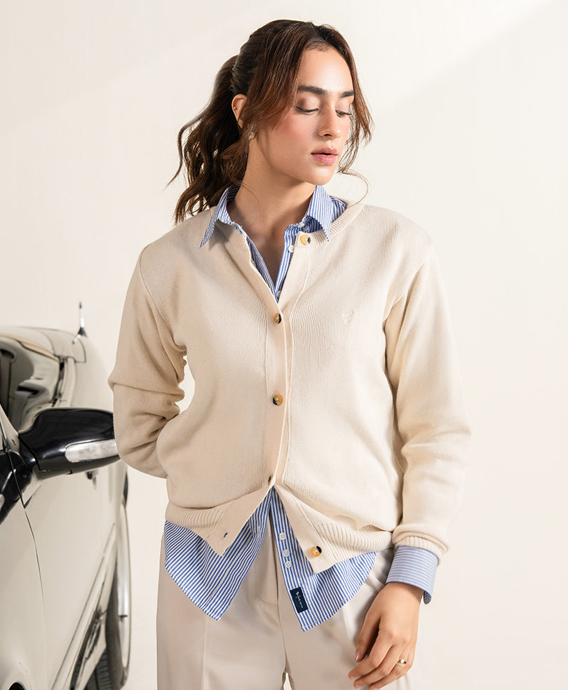 Cream Cardigan (Women)