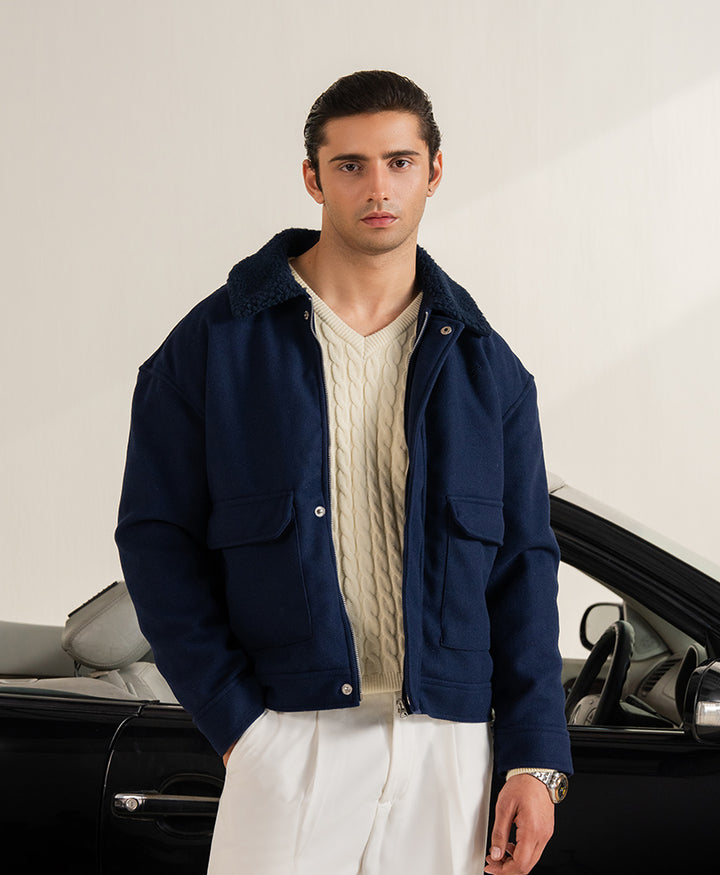 Navy Aviator Jacket