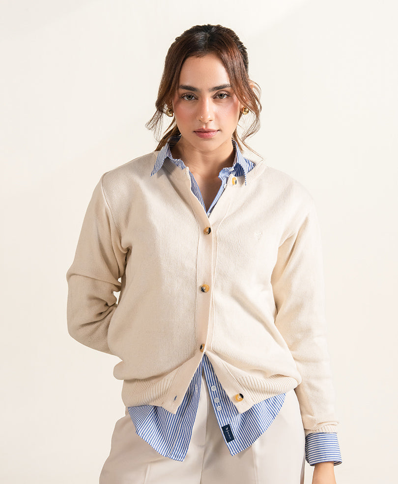 Cream Cardigan (Women)