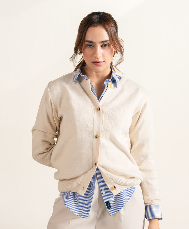 Cream Cardigan (Women)