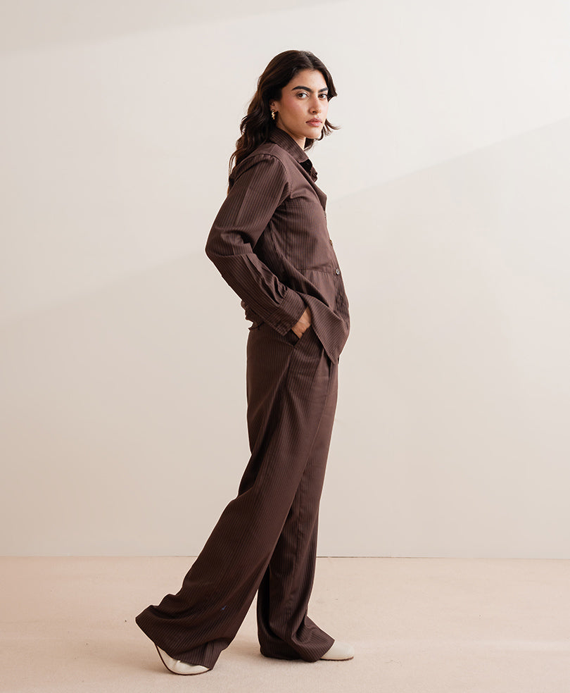 Cocoa Pinstripe Pants (Women)
