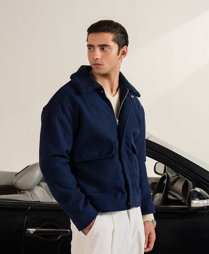 Navy Aviator Jacket