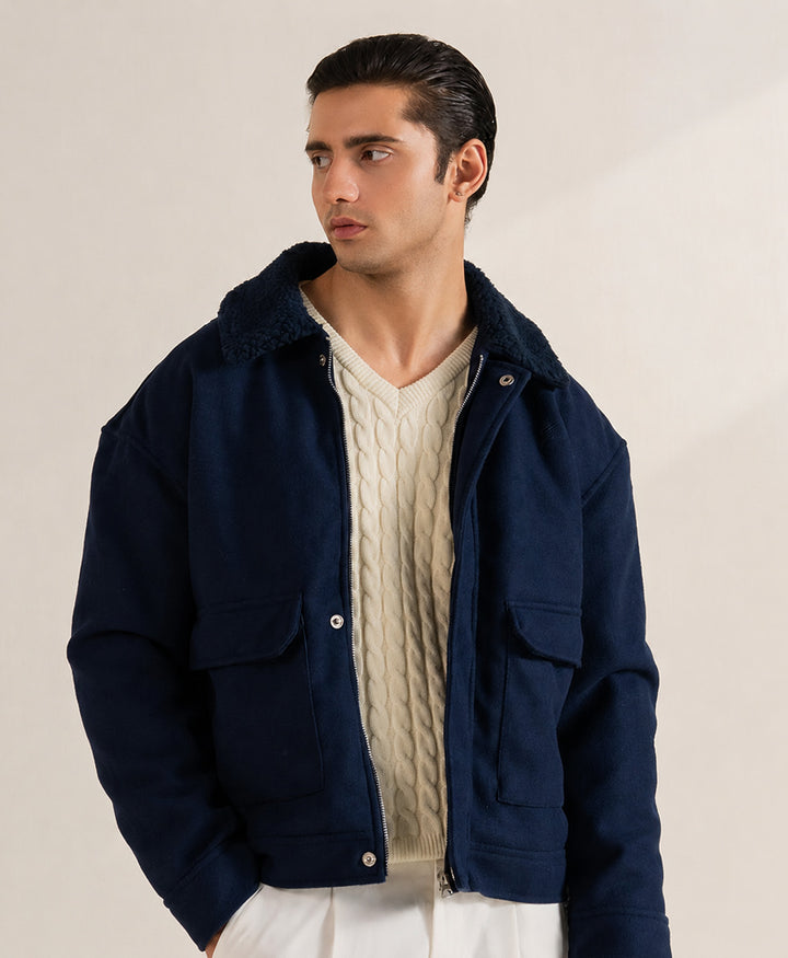 Navy Aviator Jacket