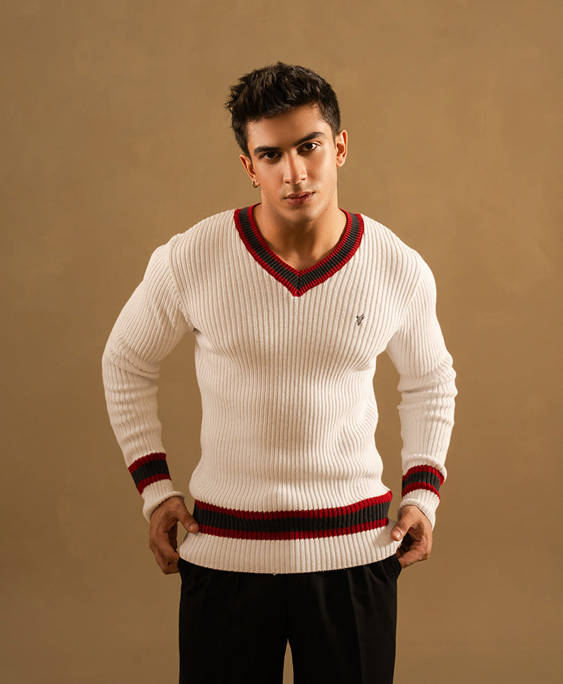 Cricket Sweater Jumper- FITTED - Main Image