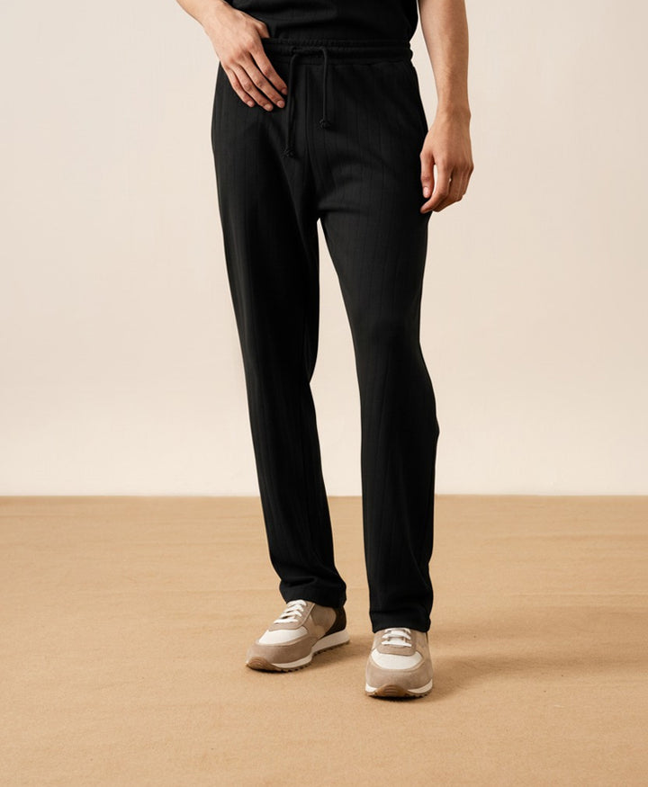 Black Drop Needle Trouser