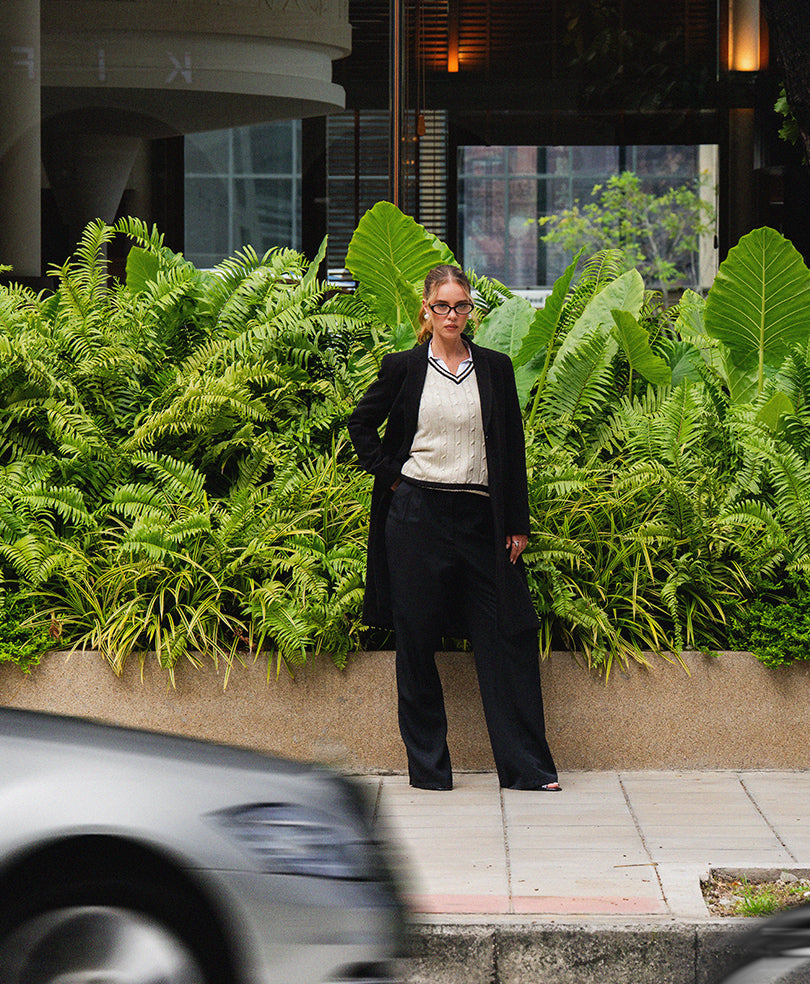 OFF White Cable Knit Vest (Women)