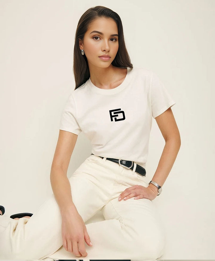 White FD Crew Shirt (Women)