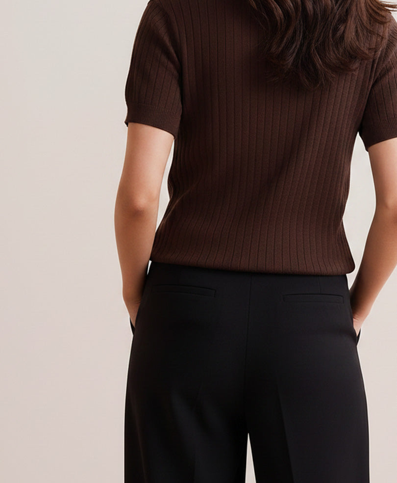 Chocolate Fine Knit Cardigan (Women)