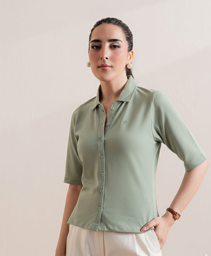 Sage Green Cardigan POLO (Women)