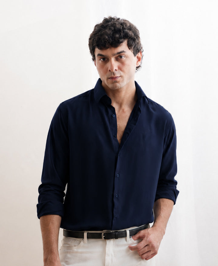 Navy Sleek Shirt