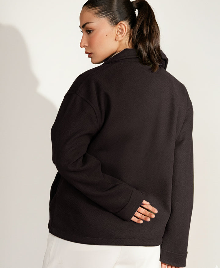 Evening Chocolate Wool Jacket (Women)