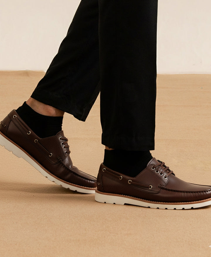 Brown Aero Sneaker Shoes