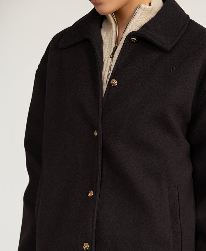 Evening Chocolate Wool Jacket (Women)