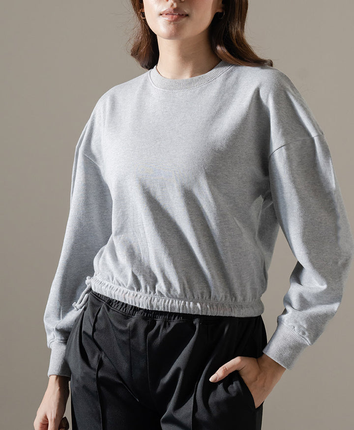 Grey Adjustable Sweatshirt (Women)