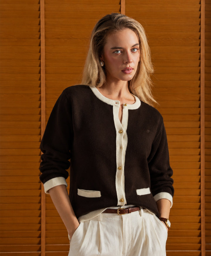 Chocolate Aureline Cardigan (Women)