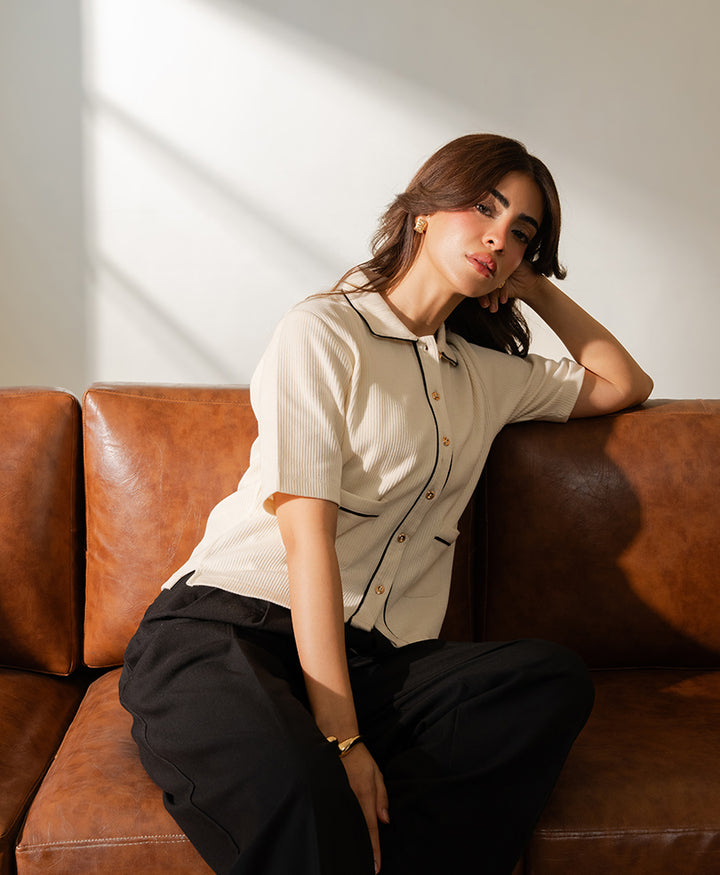 Verona Contrast Cardigan (Women)