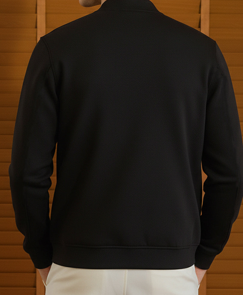 Black French Terry Varsity