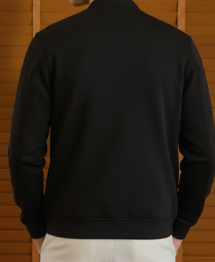 Black French Terry Varsity