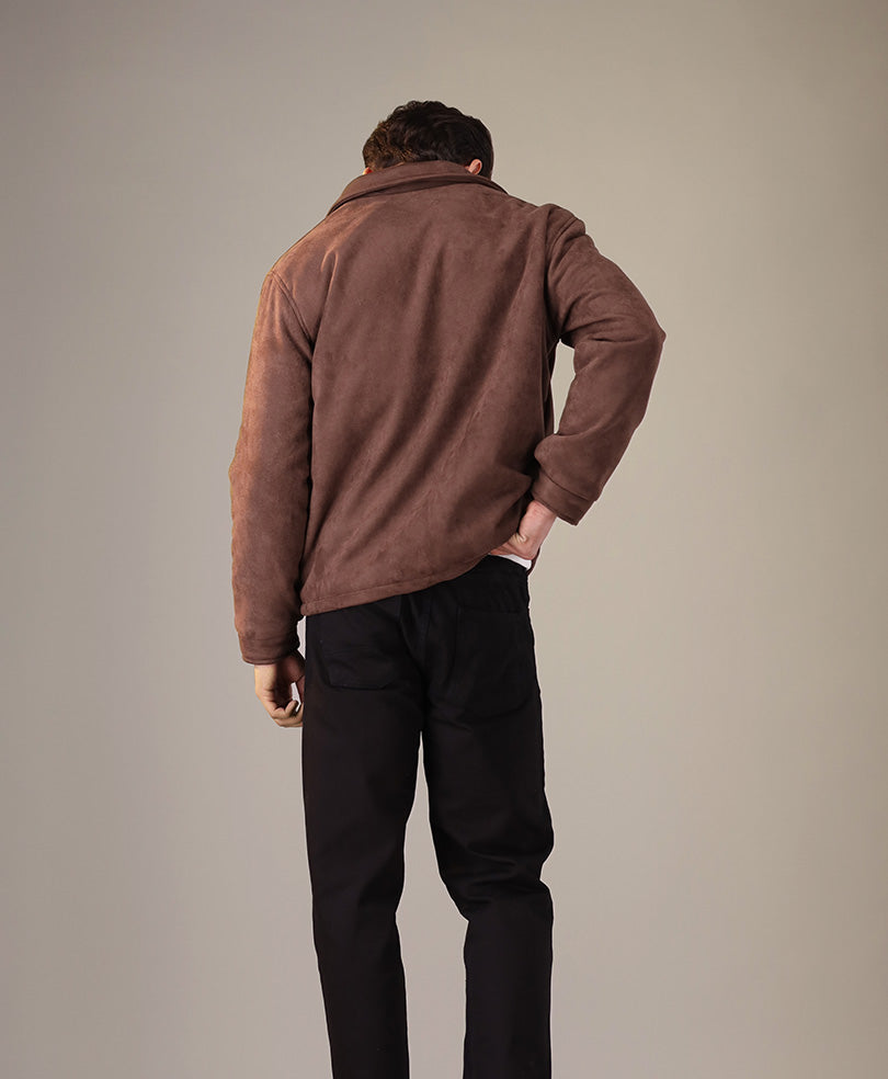 DK Brown Suede Flight Jacket