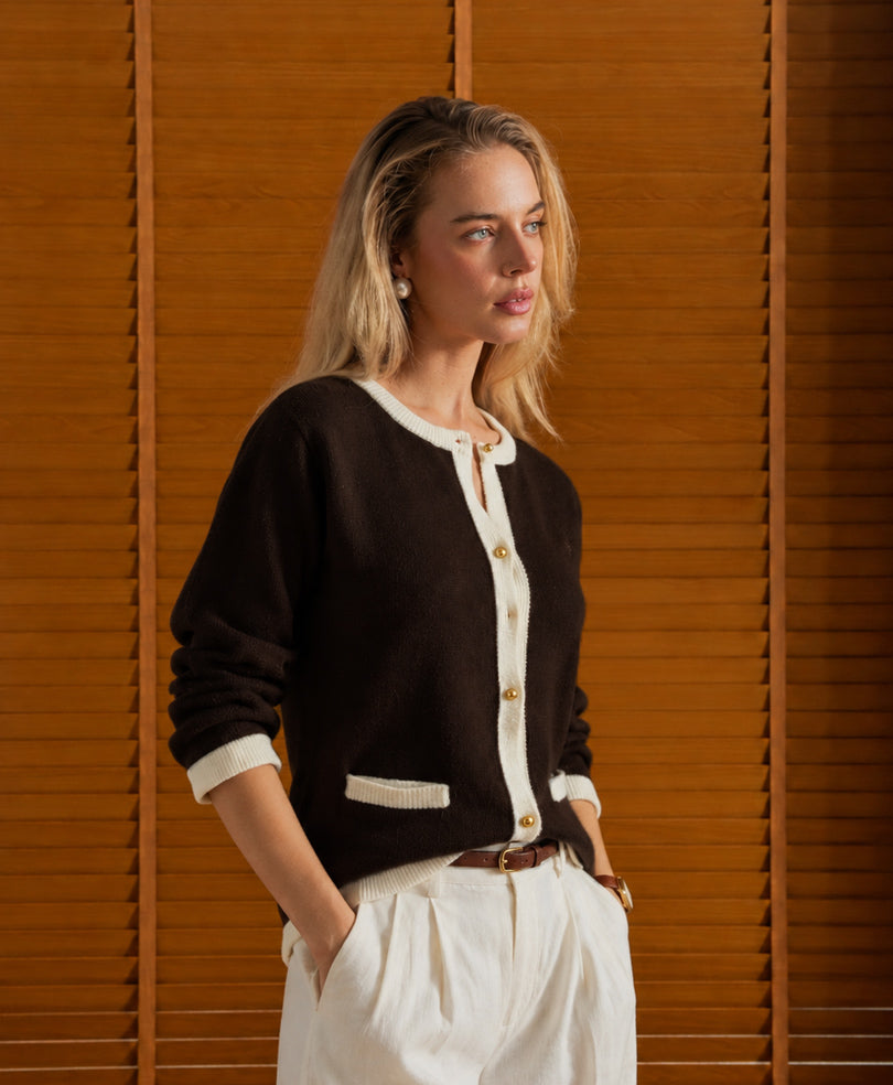 Chocolate Aureline Cardigan (Women)