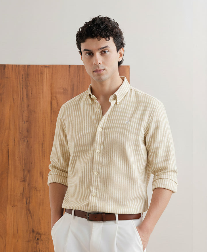 Butter Yellow Shirt (Slim / Modern Fit)