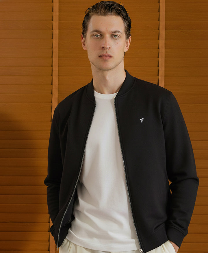 Black French Terry Varsity