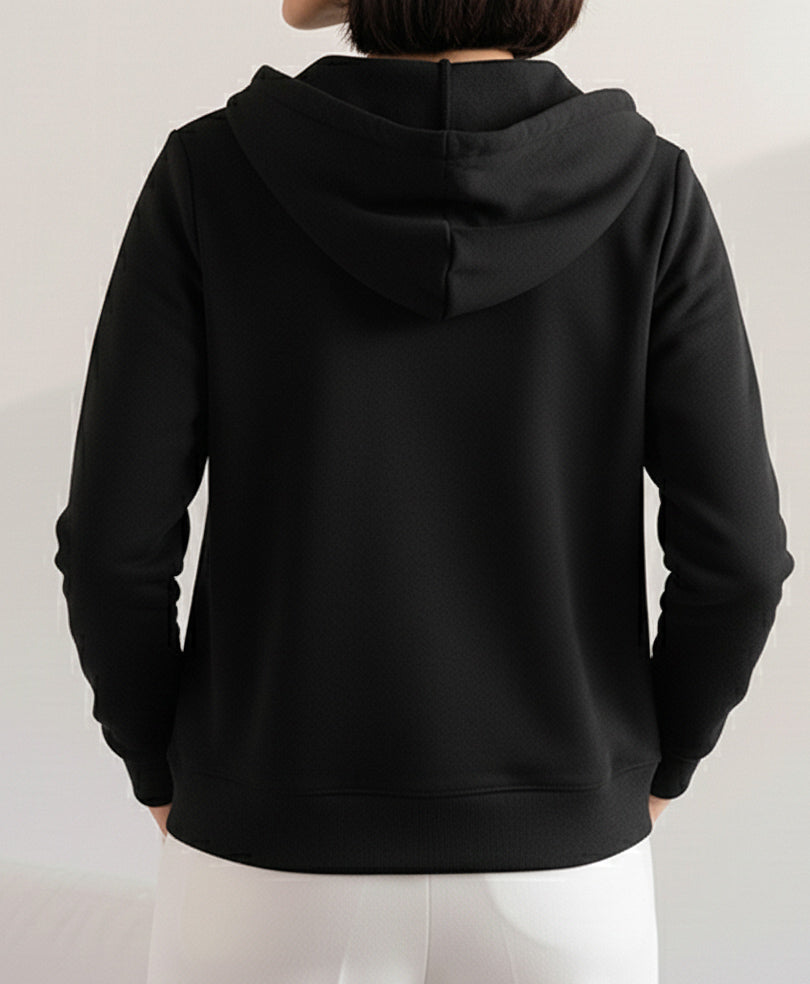 Black Full Zip Hoodie (Women)