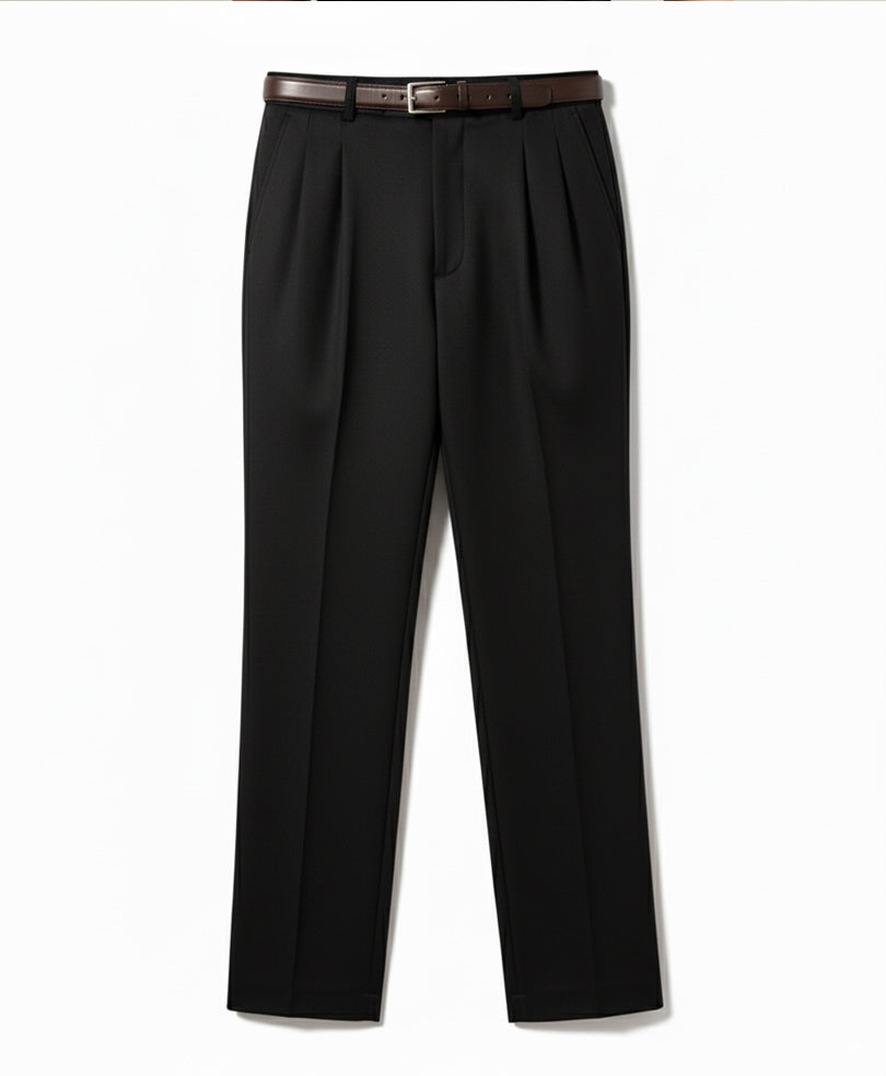 Black Pleated Dress Pant