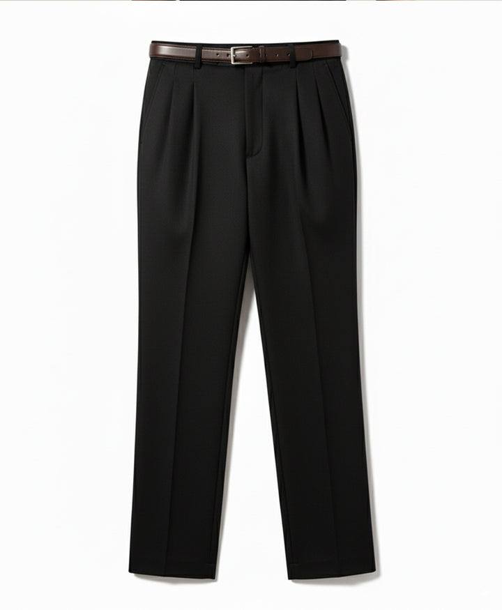 Black Pleated Dress Pant