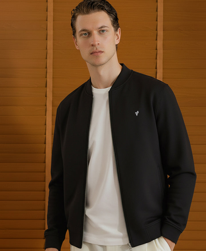 Black French Terry Varsity