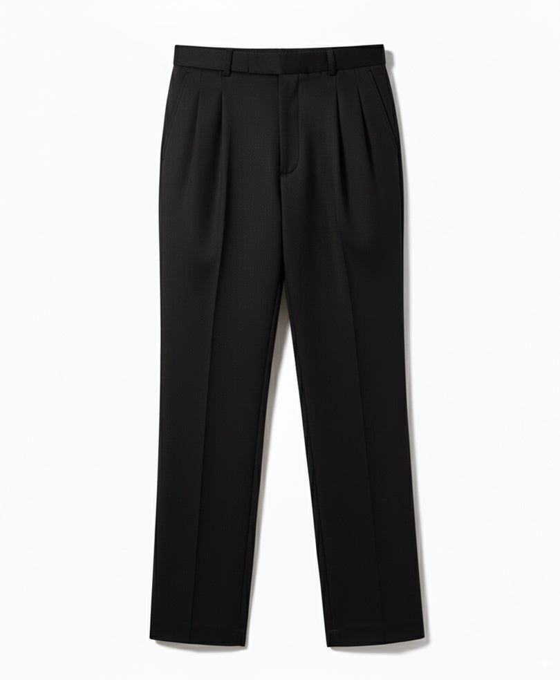 Black Pleated Dress Pant