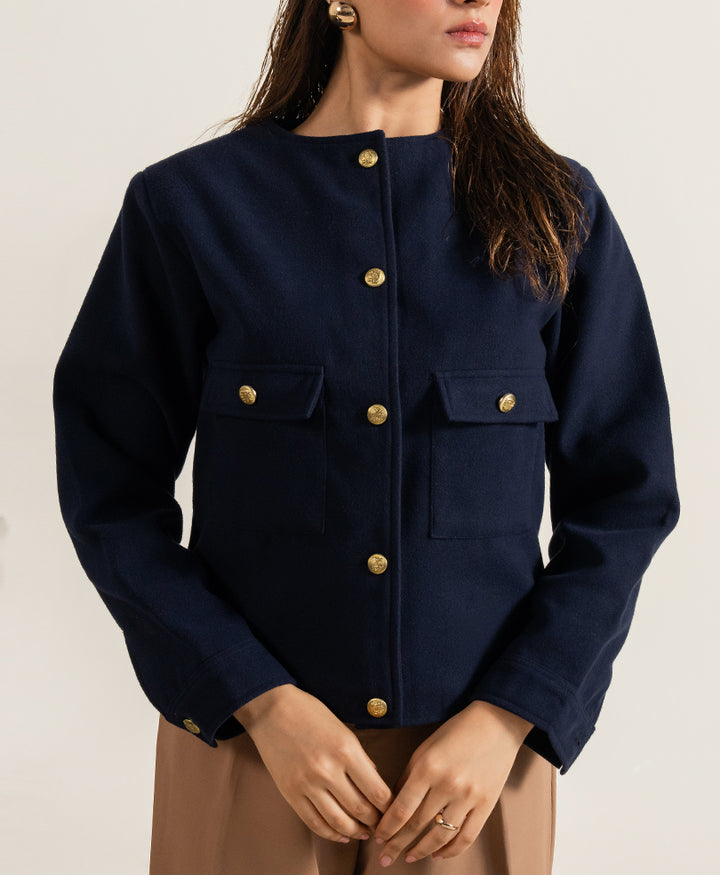 Navy Crest Jacket (Women)