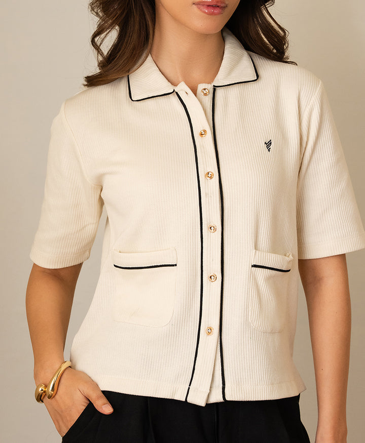 Verona Contrast Cardigan (Women)
