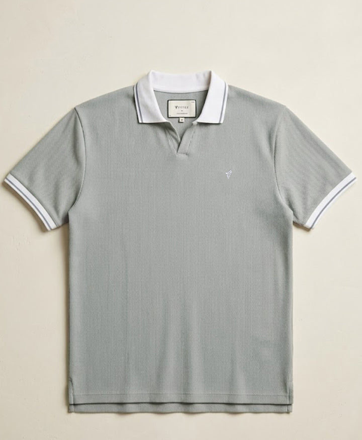 LT Olive Johnny Rib Knit POLO