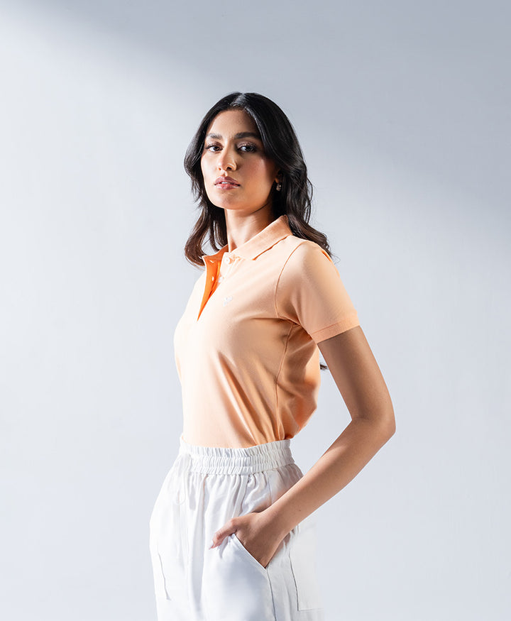 Peach Fuzz Basics POLO (Women)