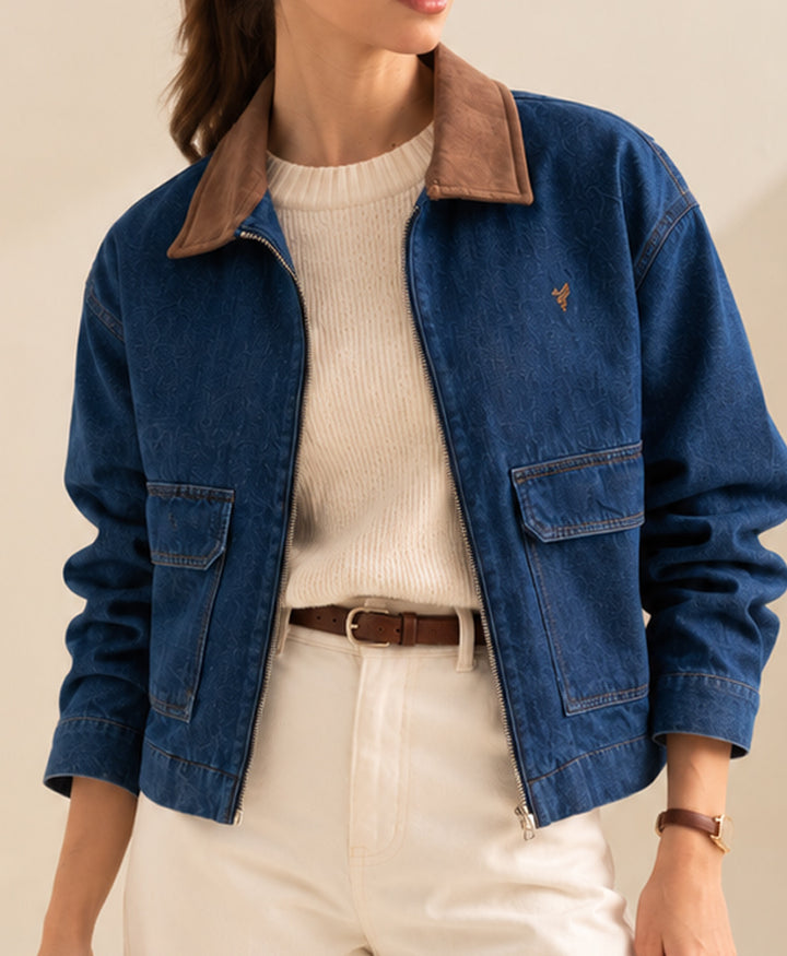 Saddle Denim Jacket (Women)