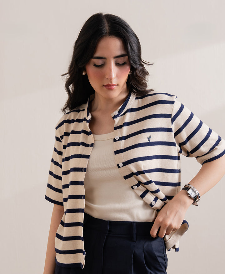 POLO Striper Cardigan (Women)