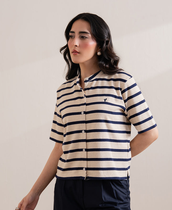 POLO Striper Cardigan (Women)