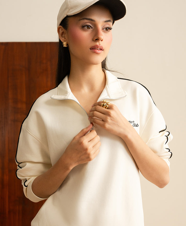 OFF White Resort Mock Zipper (Women)