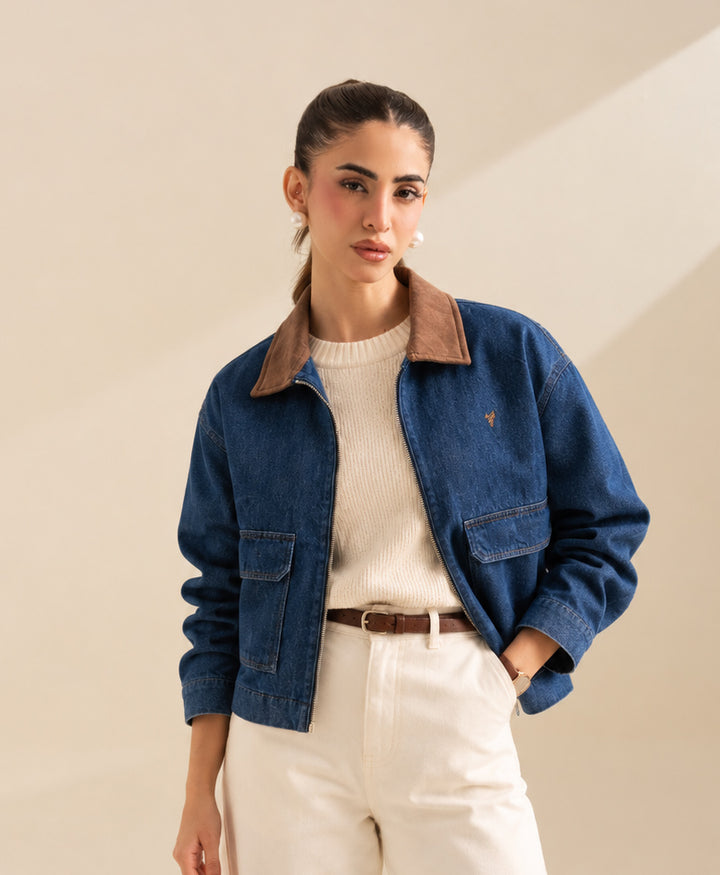 Saddle Denim Jacket (Women)